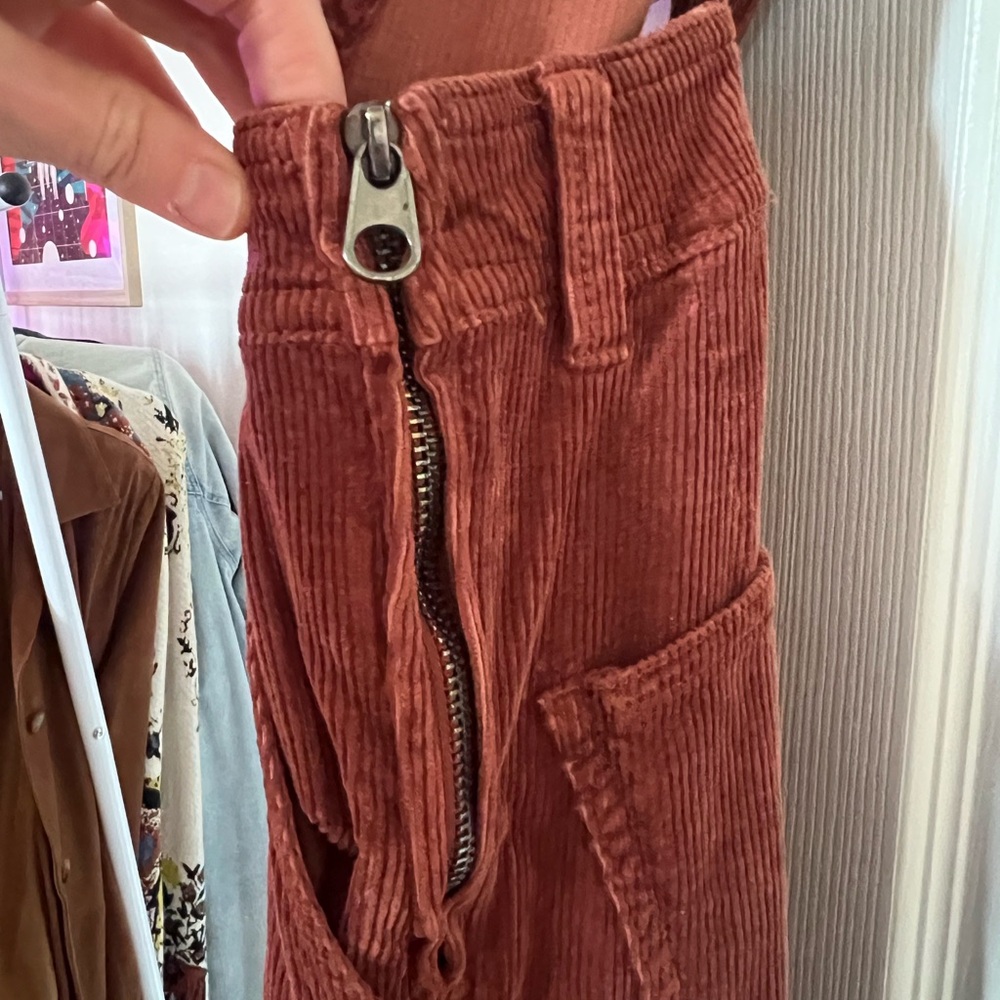 Anthropologie pilcro corduroy overalls